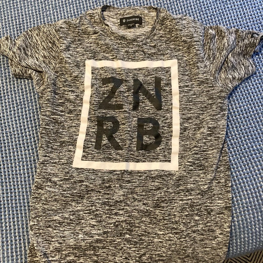 ZANEROBE CUBE SS TEE HEATHERGRAY M